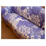 Antique / Vintage Sofa with Nobilis Upholstery