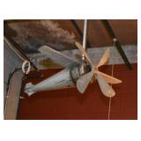 Vintage Industrial Airplane Ceiling Fan