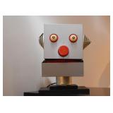 Robot Head Store Display (when turned on, head swivels, eyes light & mouth shows "Thank You")