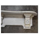 White Painted Wall / Mantle Shelf