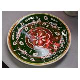 Glazed Pottery Plate (Fish)