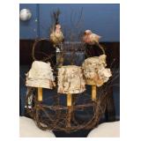 Rustic Twig Wall Sconce