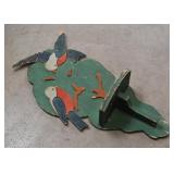 Folk Art Bird Wall Hangings