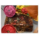 Throw Pillows, Vintage Suitcase