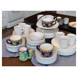 White Dinnerware, Dishes, Coffee Mugs