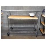 Metal Metro Rolling Kitchen Cart