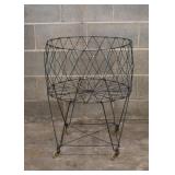 Vintage Wire Laundry Basket