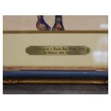 Framed Artwork - "The Dream of a South Sea Island" (Brass plaque reads 1944, Max Beckmann)