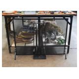 Fireplace Screen & Tools Set