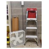 Craft Paper, Window Fan, Step Ladder