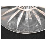 Waterford Crystal Master Cutter Compote Pedestal Dish, Signed by Sean O