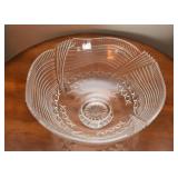Waterford Crystal Spirit of America Footed Pedestal Bowl