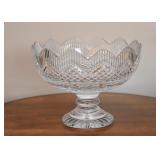 Waterford Crystal Mountains of Majesty Pedestal Bowl / Centerpiece (America the Beautiful Collection
