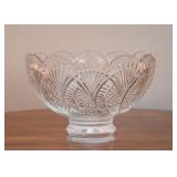 Waterford Crystal Seahorse Centerpiece / Footed Bowl, Signed by Jim O