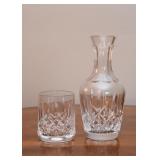 Waterford Crystal Lismore Carafe with Tumbler