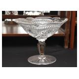 Waterford Crystal Compote / Pedestal Dish, Signed by Sean O