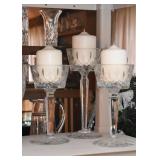 Waterford Crystal Lismore Pillar Candle Holders