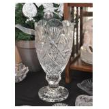 Waterford Crystal Sinclair Pedestal Vase, Signed by Fred Curtis