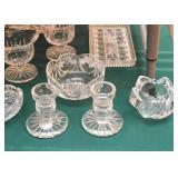 Waterford Crystal Candlesticks / Candle Holders, Bowls 