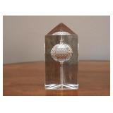 Waterford Crystal Millennium Times Square Paperweight