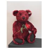 Steiff Crimson Teddy Bear with Rose 