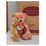 Steiff Club Gold Brown & Rose Teddy Bear