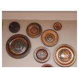 Polish Folk Art Wood / Wooden Handmade Plates