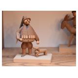 Handcrafted Wood / Wooden Folk Art Figurines