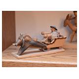 Handcrafted Wood / Wooden Folk Art Figurines