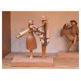 Handcrafted Wood / Wooden Folk Art Figurines
