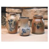 Collectible Salt Glazed Pottery - Crocks, Vessels, Plates, Etc. (Rowe Pottery Works & Others)