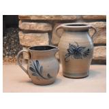 Collectible Salt Glazed Pottery - Crocks, Vessels, Plates, Etc. (Rowe Pottery Works & Others)