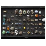 Costume Jewelry (Rings, Some Sterling Silver)