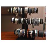 Costume Jewelry (Sterling Silver, Coral, Metal, Pearl & Beaded Bracelets)