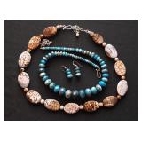 Costume Jewelry (Beaded Necklaces, Earrings)