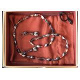Costume Jewelry (Beaded Necklace & Earring Set)
