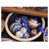 Boleslawiec Polish Pottery Christmas Ornaments