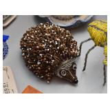 Beaded Hedgehog Figurine