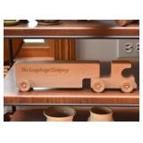 Longaberger Wooden Truck Figure / Toy
