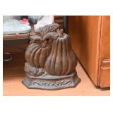 Cast Iron Pumpkin Doorstop