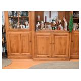 Entertainment Unit / Cabinet with Display Bookshelves