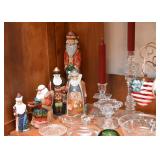 G. DeBrekht Christmas Figurines, Glassware & Crystal, Candlesticks, Bowls, Dishes