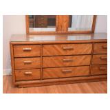 Vintage Lowboy Dresser / Chest with Mirror