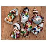Christopher Radko Mercury Glass Christmas Ornaments 