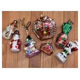 Christopher Radko Mercury Glass Christmas Ornaments 