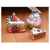 Christopher Radko Mercury Glass Christmas Ornaments 