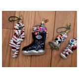 Christopher Radko Mercury Glass Christmas Ornaments 