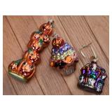 Christopher Radko Mercury Glass Halloween Ornaments 