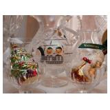 Waterford Holiday Heirlooms Mercury Glass Christmas Ornaments