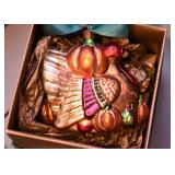 Waterford Holiday Heirlooms Mercury Glass Turkey Ornament